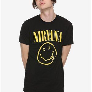 NIRVANA SMILE SHIRT ROCK BAND